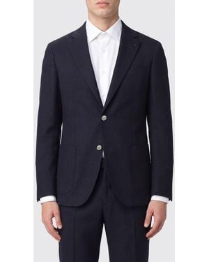 Lardini Single-Breasted Blazer - Blue
