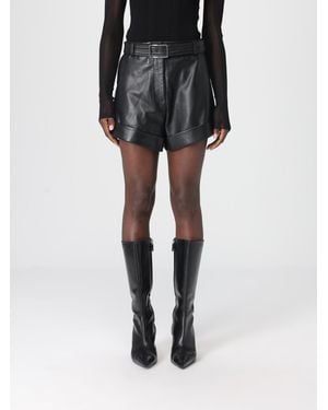 Sportmax Leather Shorts - Black