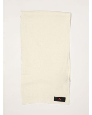 Peuterey Solid Colour Wool And Cashmere Blend Scarf - Natural