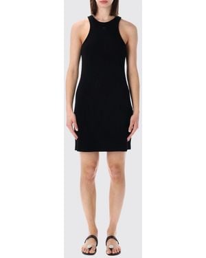 Anine Bing Stretch Cotton Mini Dress - Black