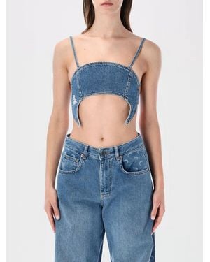 Marine Serre Top - Blue