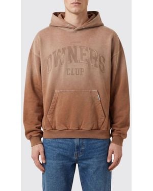 Represent Baumwoll-Hoodie Mit Kängurutasche Und Logo-Print - Blau