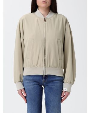 Peuterey Polyester Bomber Jacket - Natural