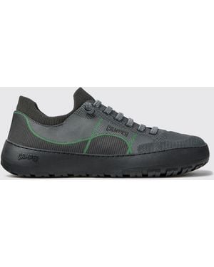 Camper Peu Serra Bicolor Recycled Pet Slip-On Sneakers With Vibram Sole - Gray