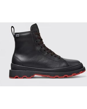 Camper Brutus+ Leather Ankle Boot - Black