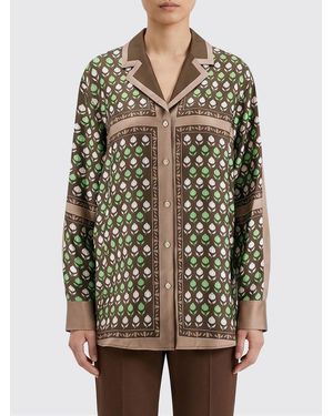 Tory Burch Camisa De Seda - Marrón