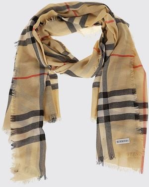 Burberry Neck Scarf - Natural