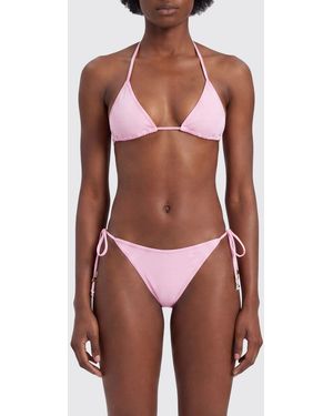 Jacquemus Stretch Polyamide Bikini Top - Red