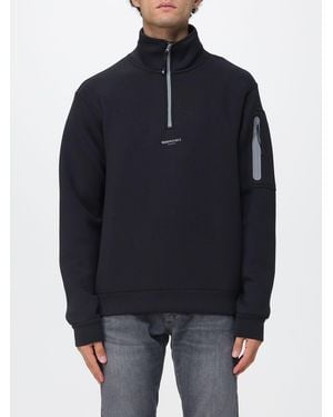 Murphy & Nye Sweatshirt Technique En Néoprène Avec Zip Et Col Montant - Bleu