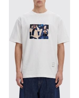 Junya Watanabe Printed Cotton T-Shirt - White