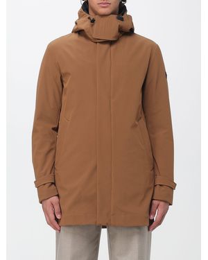 Peuterey Groff Water-Repellent Technical Fabric Parka With Detachable Hood - Brown