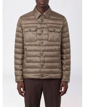 Seventy Quilted Nylon Shirt Jacket With Thermal Padding - Brown