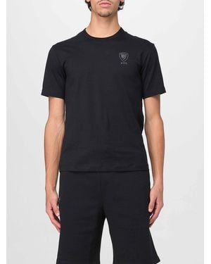 Blauer T-Shirt Herren - Schwarz