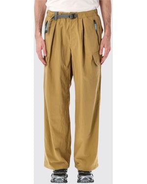 and wander Nylon Cargo Trousers - Natural