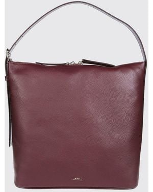 A.P.C. Vera Shoulder Bag - Purple