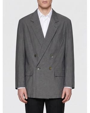Magliano Double-Breasted Cotton Blazer - Grey
