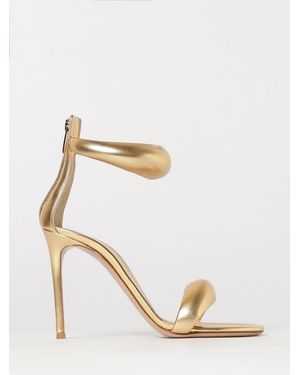 Gianvito Rossi Bijoux High-Heel-Stiletto-Sandalen Aus Laminiertem Leder - Weiß