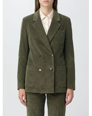 Tagliatore Slim Fit Double-Breasted Blazer - Green