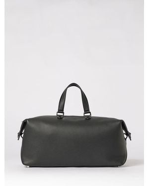 Fendi Lui Grained Leather Duffle Bag - Black