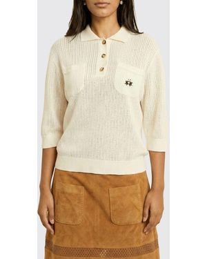 La Martina Polo De Punto De Algodón Con Logo - Neutro