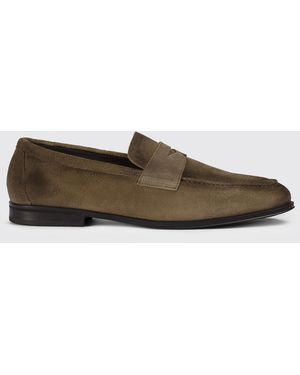 Doucal's Suede Loafers - Brown