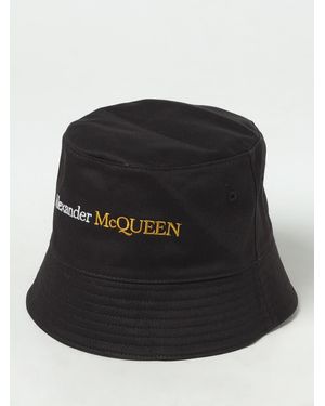 McQueen Fischerhut Mit Logo-Stickerei - Schwarz