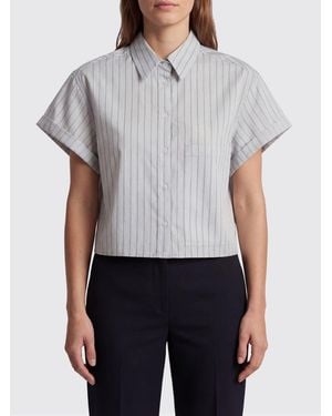 Tela Striped Cotton Shirt - Grey