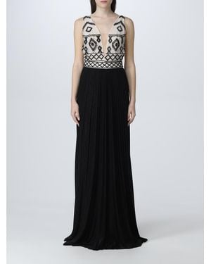 Elisabetta Franchi Dress In Lurex Jersey - Multicolour