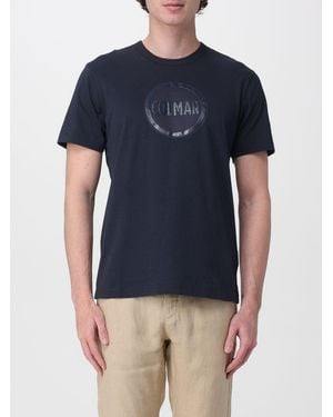 Colmar Cotton T-Shirt With Logo - Blue