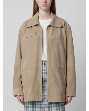 Halfboy Chaqueta De Ante - Neutro