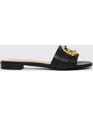 Coccinelle C-Me Leather Sandals - White