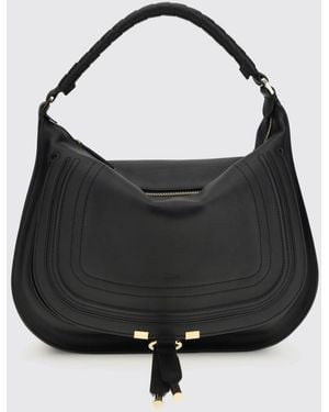 Chloé Chlo&Eacute Marcie Leather Bag - Black
