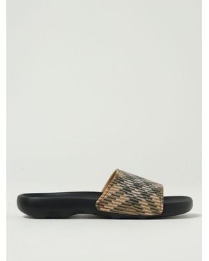 Burberry Flat Sandals - Natural