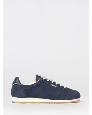 Paul Smith Low-Top-Sneaker Aus Veloursleder Mit Appliziertem Logo - Blau