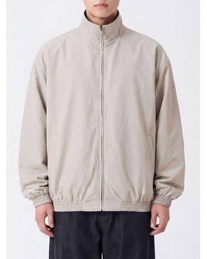 Acne Studios Water-Repellent Recycled Polyester Bomber Jacket With High Neck - Gray