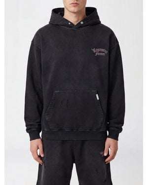 Represent Sudadera Con Capucha De Algodón Con Logo Trasero Y Bolsillo Canguro - Negro