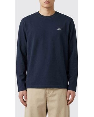 Autry Cotton T-Shirt With Logo - Blue