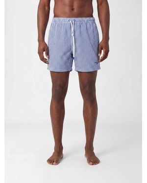 Barbour Karierte Polyester-Badeshorts - Blau