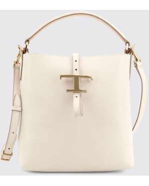 Tod's T Timeless Mini Handbag - Natural