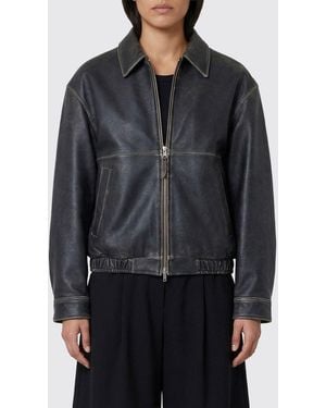 DUNST Lambskin Leather Jacket - Black
