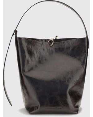 Benedetta Bruzziches Doudou Tout Le Jour Suede Bucket Bag - Black