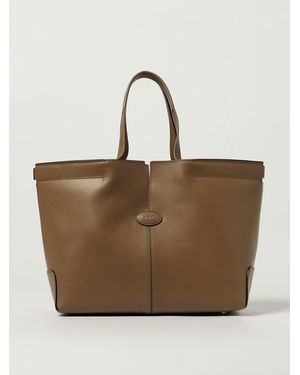 Tod's Borsa A Spalla Di Folio - Neutro