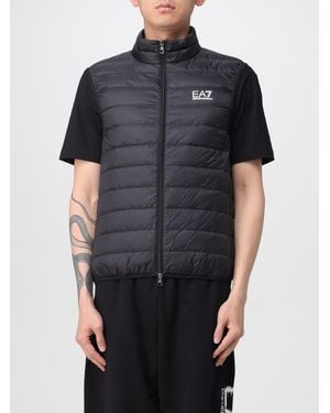EA7 Padded Nylon Vest - Black