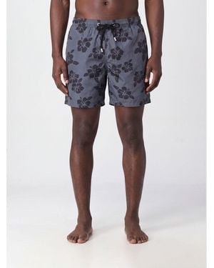 MC2 Saint Barth Graphic Print Polyester Swim Shorts - Blue