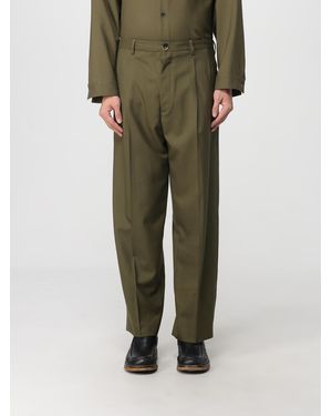 Marni Pantalone Di Lana - Verde