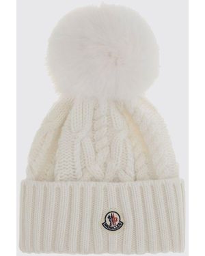 Moncler Hut Damen - Weiß