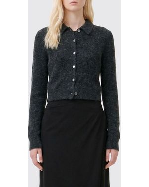 Our Legacy Wool Polo Cardigan - Black