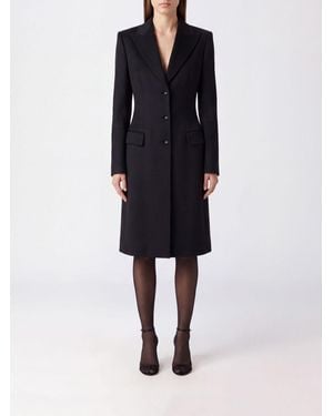 Dolce & Gabbana Dolce &Amp Gabbana Cappotto Lungo Monopetto - Blu
