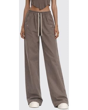 Rick Owens Cotton Geth Belas Trousers - Brown