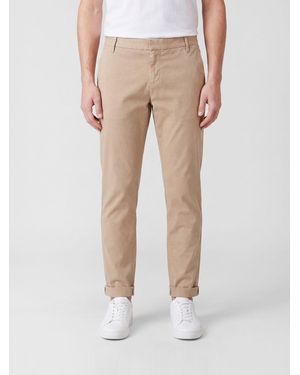 Dondup Pantaloni Chino Gaubert Slim Fit - Neutro